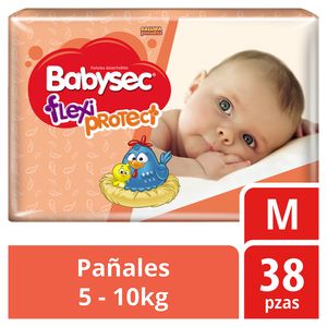 Babysec Flexi Protect Pañales para Bebé Etapa 3 Talla M 38 Piezas
